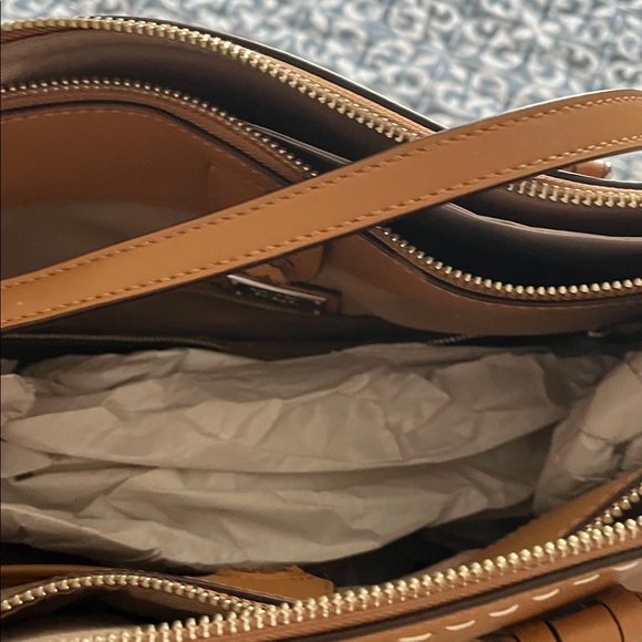 Ralph Lauren Brown Leather Satchel - Picture 2 of 4